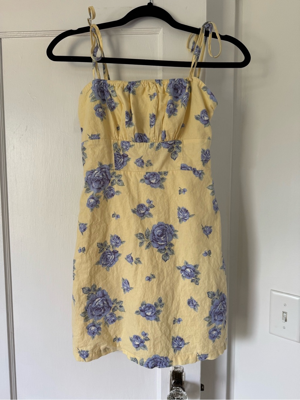 Linen Blend Forever 21 Summer Cutsey Girly Whimsy Mini Dress